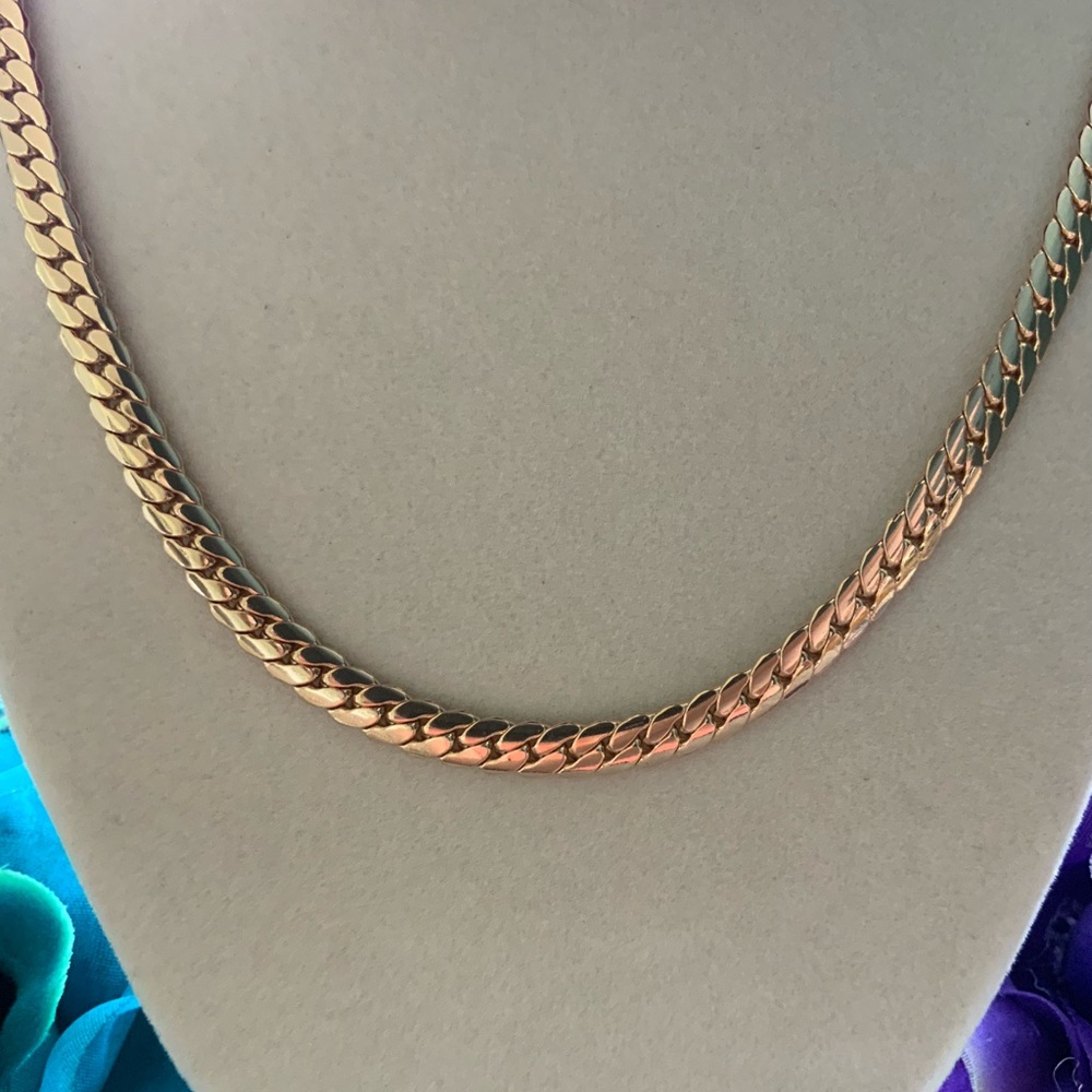 ♥️BRAND NEW♥️ 18k gold/silver chain necklace, brand new. Louis XIV jewelry. FIRM - Picture 3 of 5